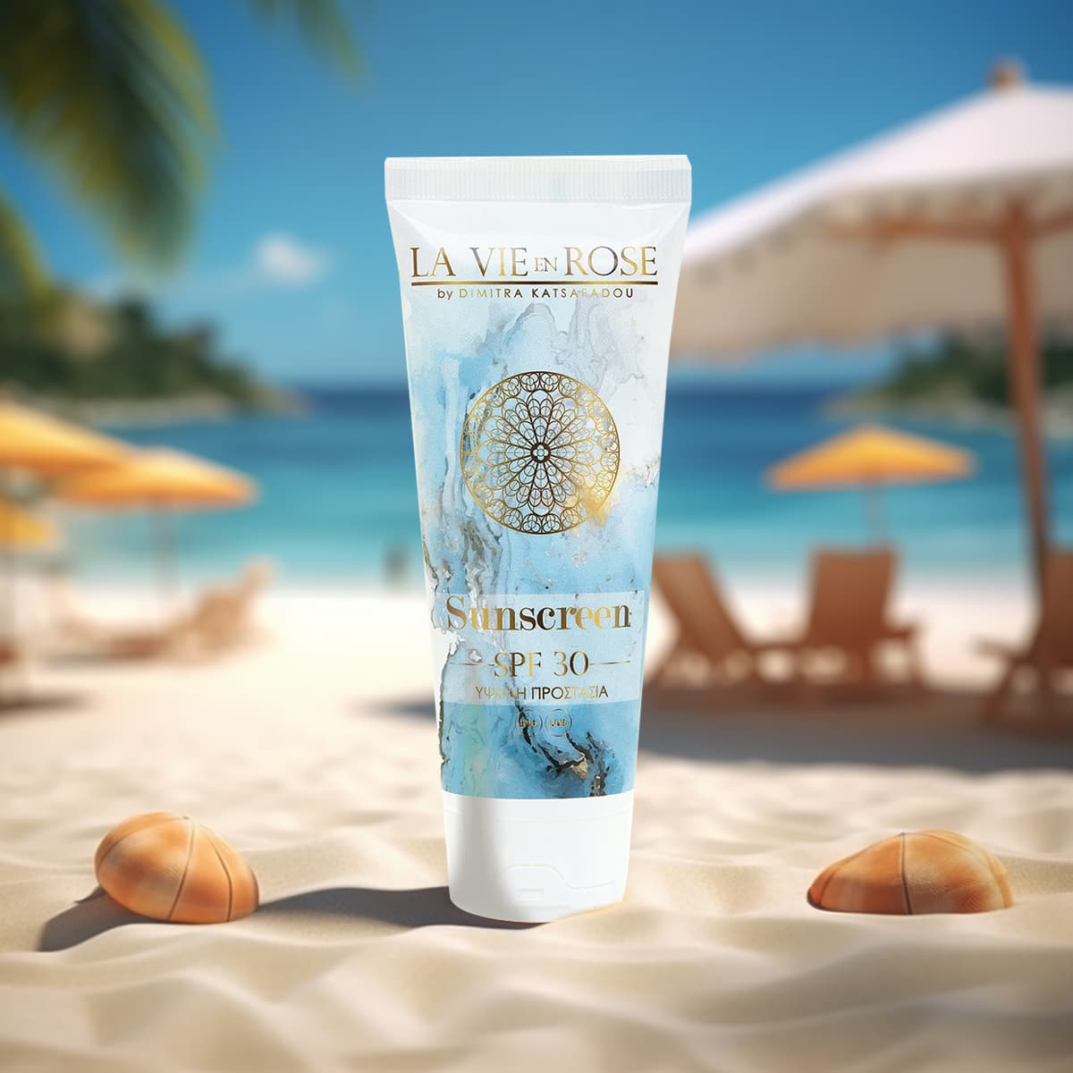 Αντιηλιακή κρέμα προσώπου και σώματος χωρίς χρώμα SPF 30 100ml